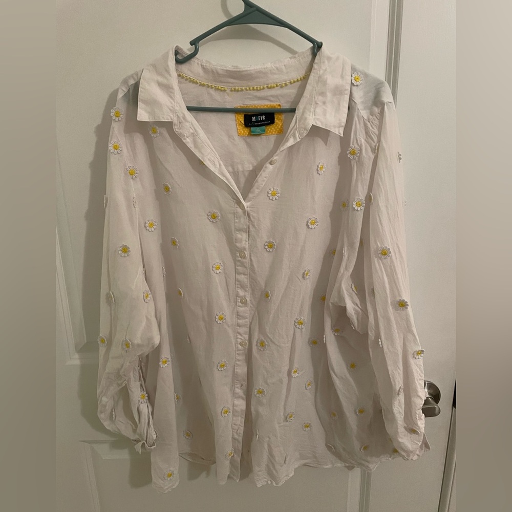 Anthropologie Daisy Button-down